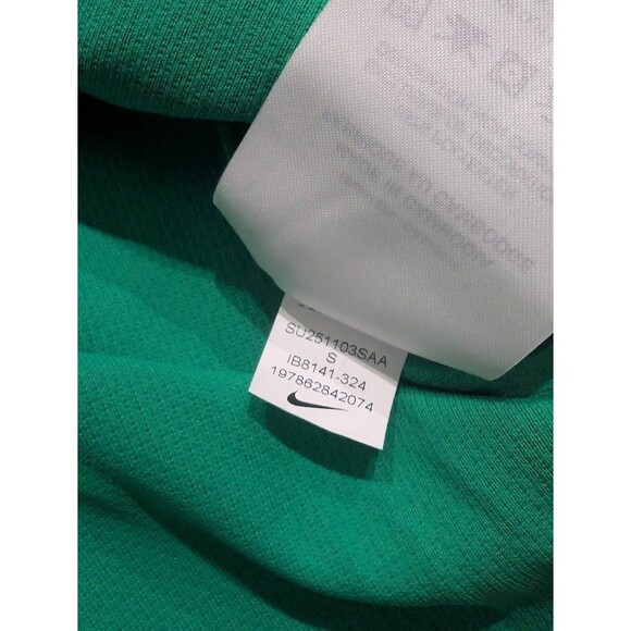 Nike Court Advantage Slam Green Blue Long Sleeve Polo IB8141-324 Mens Size Small - Picture 8 of 10